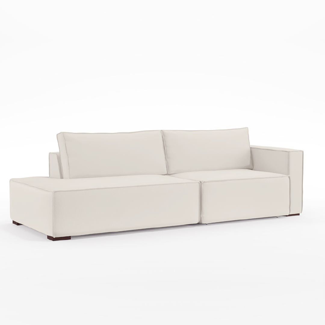 _BLACK - 2025-12-01T144605.636 Sofá Clausi 2 Lugares Assento e Encosto Fixo Braço Lateral Esquerdo - Imagem 1