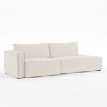 Sofá Clausi 2 Lugares Assento e Encosto Fixo Braço Lateral Direito