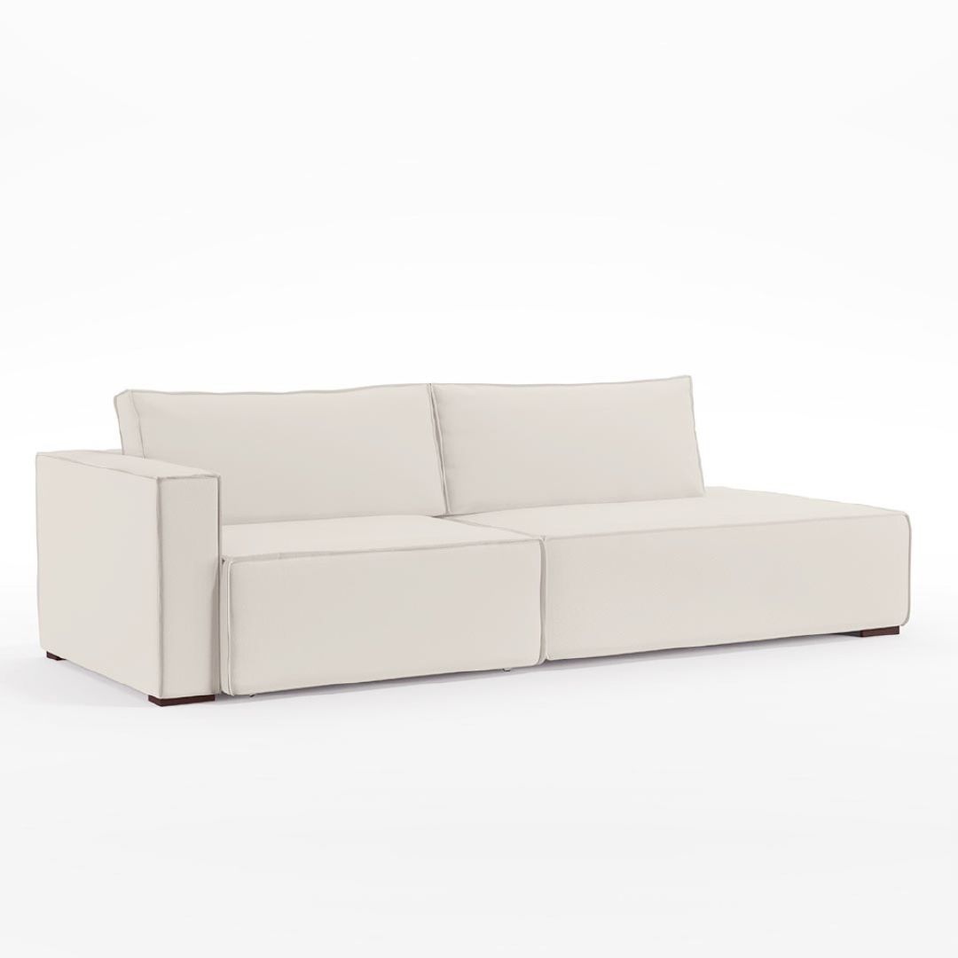 _BLACK - 2025-12-01T144637.652 Sofá Clausi 2 Lugares Assento e Encosto Fixo Braço Lateral Direito - Imagem 1