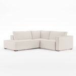 Sofá 3 Lugares Clausi Com Assento e Encosto Fixo Braço Lateral Esquerdo