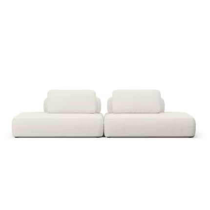 Sofá Modular Bono 2 Módulos Com Encosto Solto