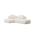 Sofá Modular Bono 2 Módulos Canto e Encosto Solto