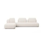 Sofá Modular Bono 2 Módulos Com Assento em Chaise e Encosto Solto