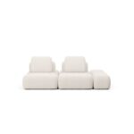 Sofá Modular Bono 2 Módulos com Puff Lateral e Encosto Solto