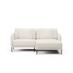 Sofá 2 Lugares Veso Com 1 Assento em Chaise