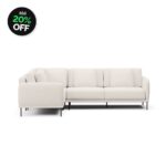 Sofá 4 Lugares Veso Canto Assento Fixo