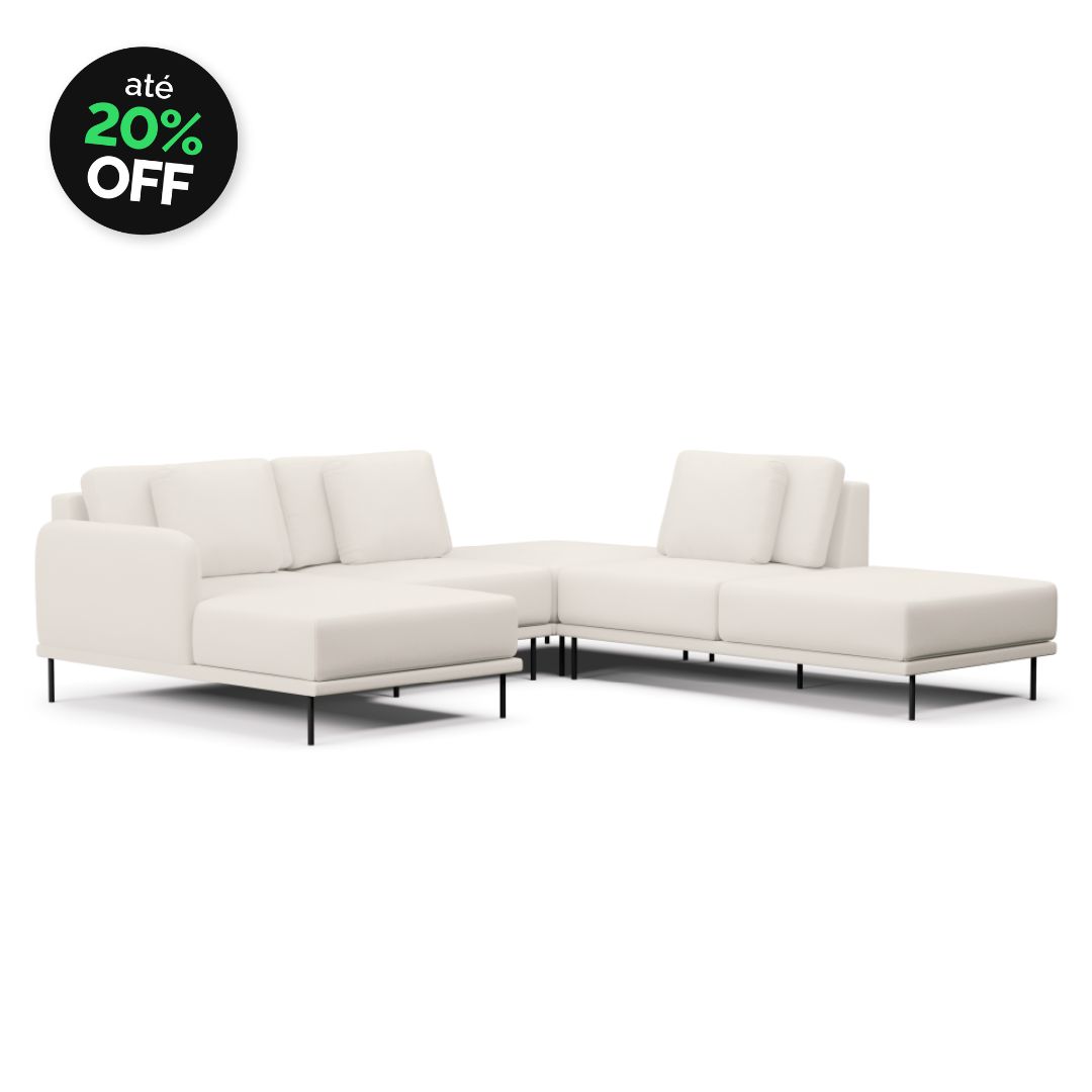 _BLACK - 2025-10-08T153008.349 Sofá 5 Lugares Veso Canto Com Assento em Chaise e Puff - Imagem 1