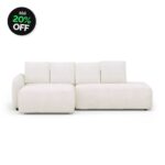 Sofá Soul Reto 2 Assentos 1 Chaise Retrátil 1 Braço Direito