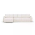 Sofá Soul Reto 3 Assentos Retráteis 1 Chaise