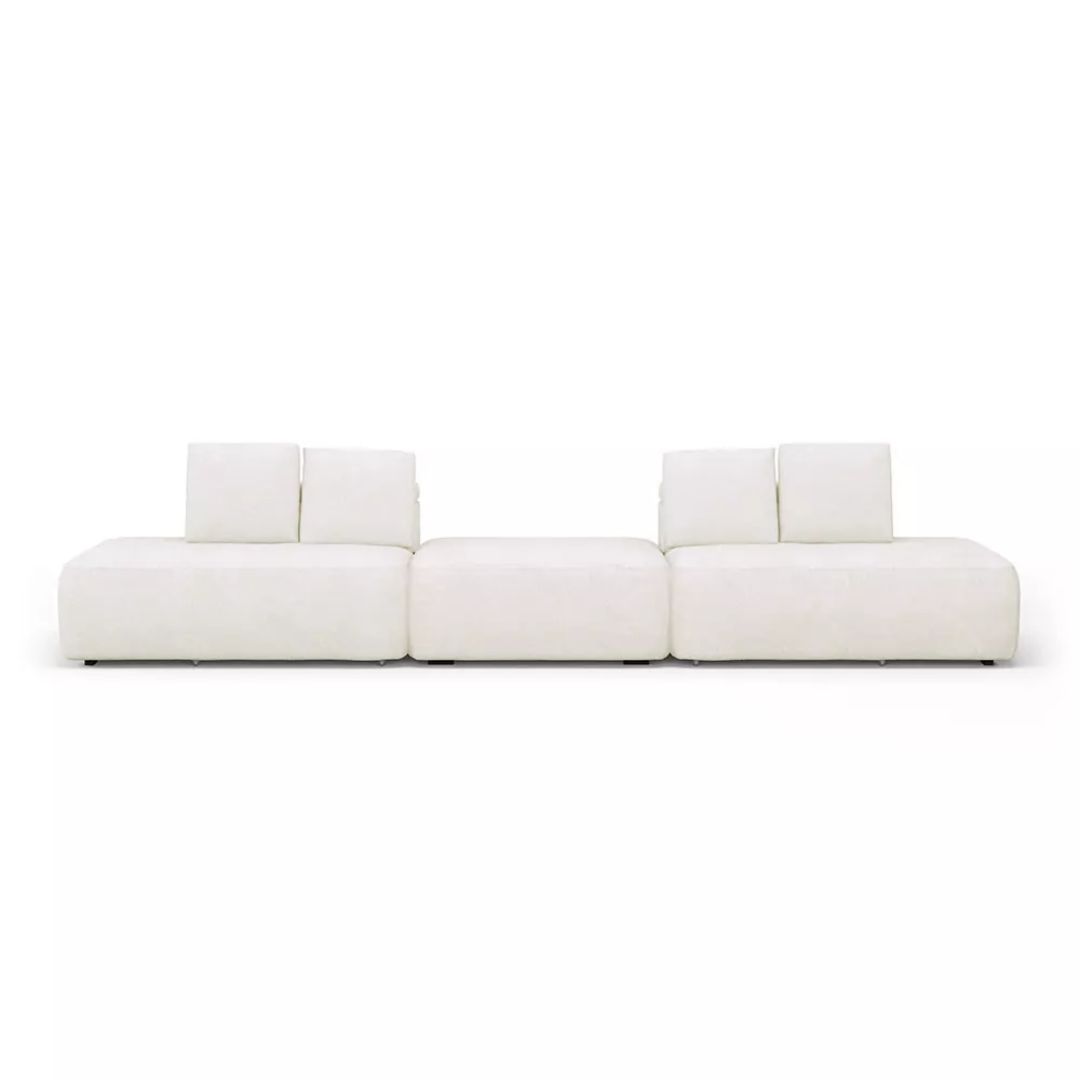 _BLACK - 2025-12-01T162303.659 Sofá Soul Reto 2 Assentos Fixos 1 Puff Central - Imagem 1