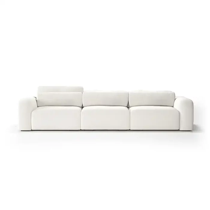 Sofá 3 Lugares IA Bold Assento Retrátil Encosto Reclinável - Imagem 1