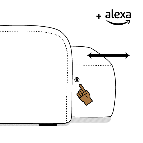 Assento automático com Alexa (2 Assentos)