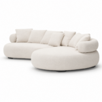 Sofá Orgânico Com Chaise Modular IA Bean