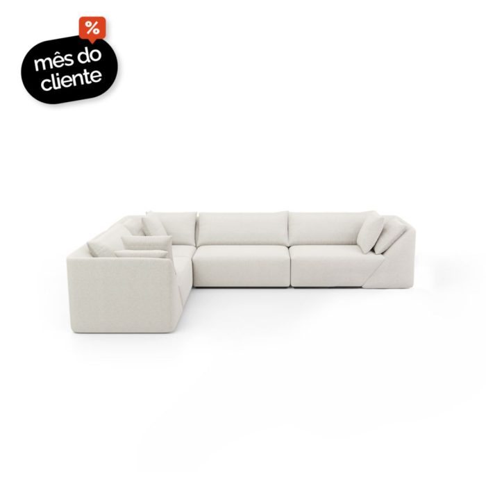 Sofá Vert 4 Módulos Canto - Imagem 1