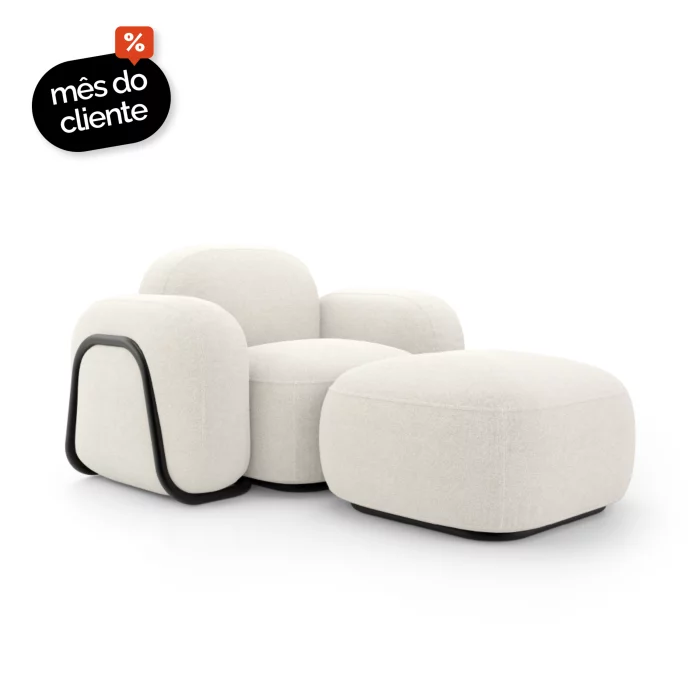 Poltrona Mood Com Puff - Imagem 1