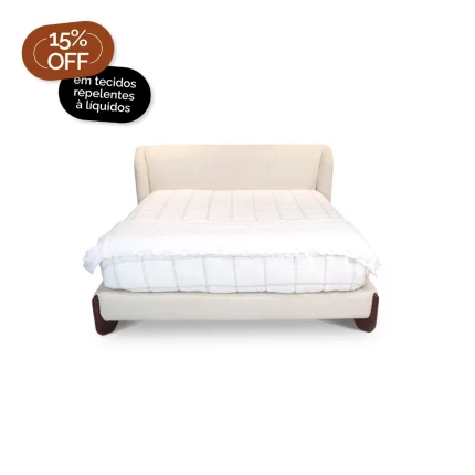 Cama Dama Com Pés de Madeira Jequitibá