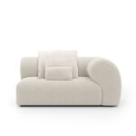 Sofá Aron 1 Módulo Com Braço Lateral Esquerdo e Encosto Fixo