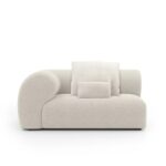 Sofá Aron 1 Módulo Com Braço Lateral Direito e Encosto Fixo