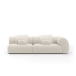 Sofá Aron 2 Módulos Com Braço Lateral Esquerdo e Encosto Fixo