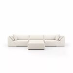 Sofá Vert 3 Módulos Com Puff Frontal