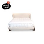 Cama Dama Com Pés de Madeira Eucalipto
