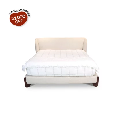 Cama Dama Com Pés de Madeira Jequitibá