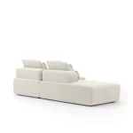 Sofá Glow 3 Módulos Com Encosto e Almofadas Soltas - Imagem 14