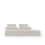Sofá Glow 3 Módulos Com Encosto e Almofadas Soltas - Imagem 13