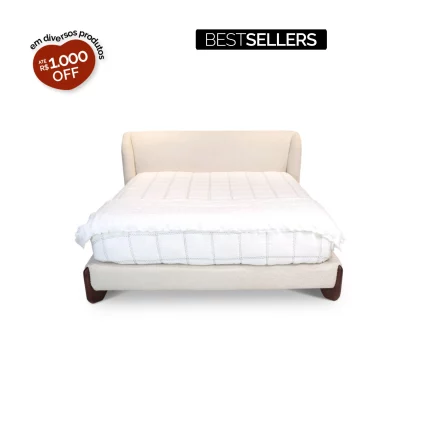 Cama Dama Com Encosto Almofadado