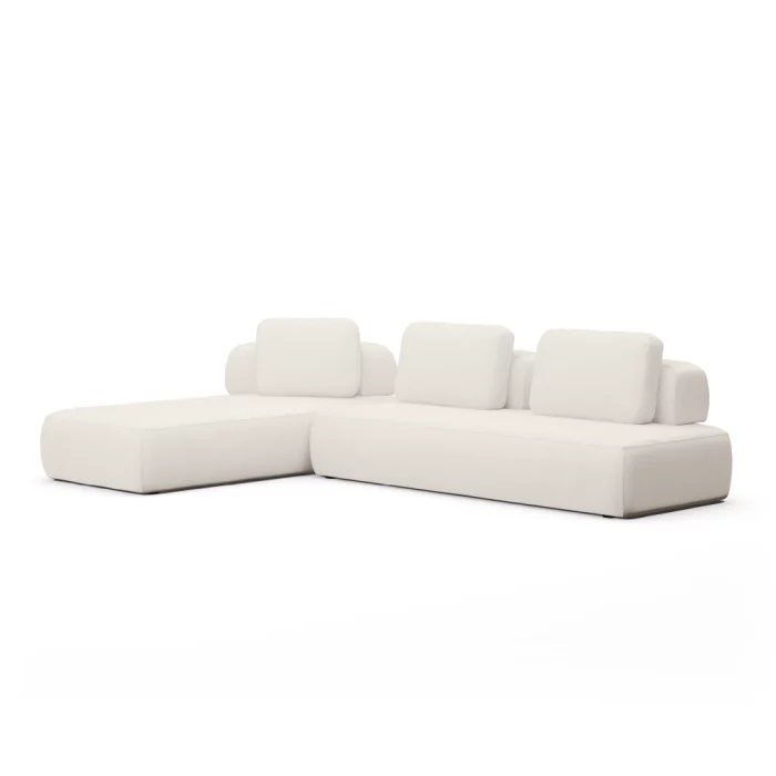 Sofá Bono 2 módulos Com Assento em Chaise - Imagem 2