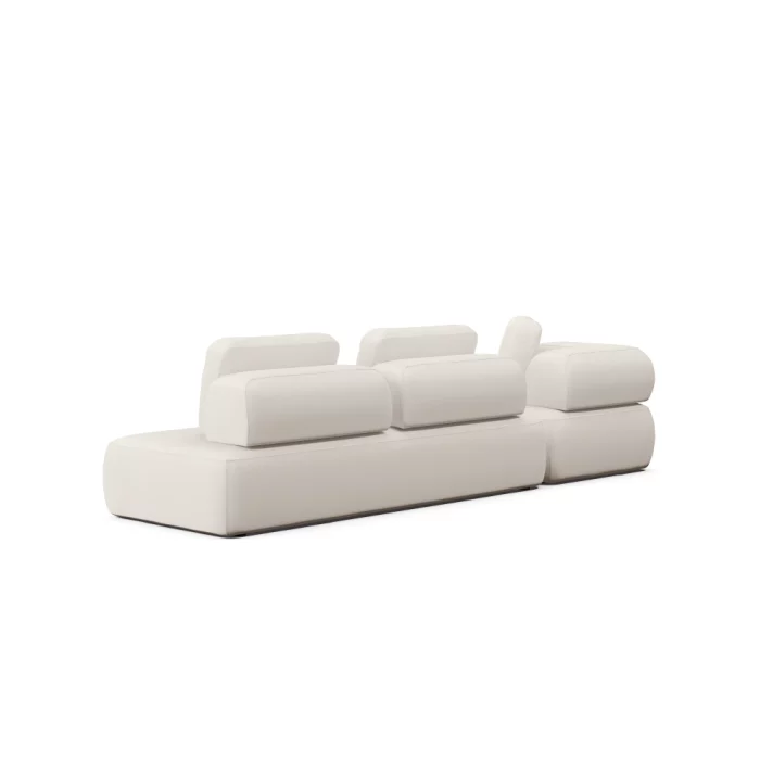 Sofá Bono 2 módulos Com Assento em Chaise - Imagem 4