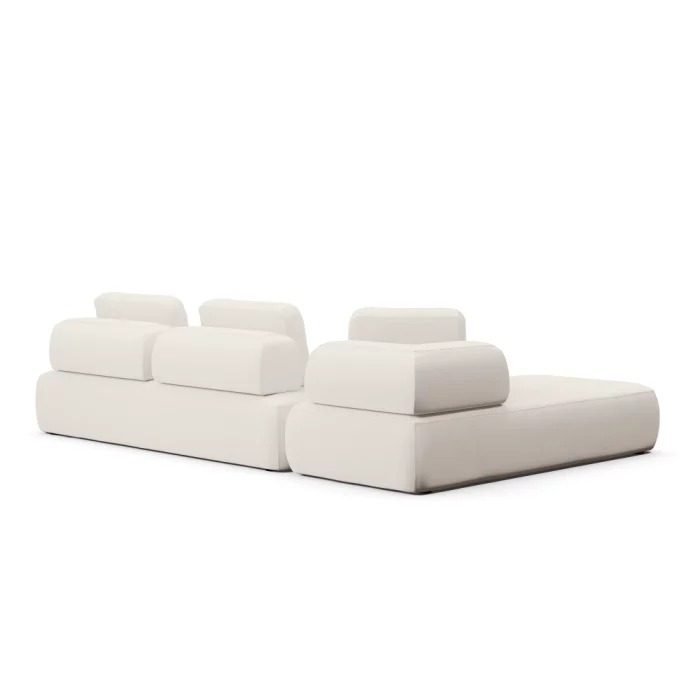 Sofá Bono 2 módulos Com Assento em Chaise - Imagem 6