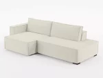 Sofá Clausi 2 Lugares Com Assento Retrátil, Término em Chaise e Braço Esquerdo - Imagem 4