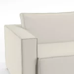Sofá Clausi 2 Lugares Com Assento Retrátil, Término em Chaise e Braço Esquerdo - Imagem 3