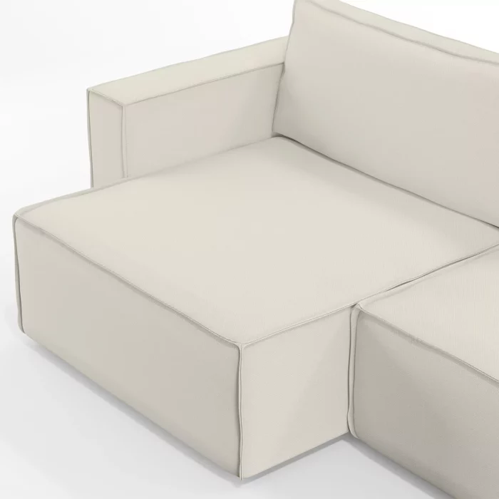 Sofá Clausi 2 Lugares Com Assento Retrátil, Término em Chaise e Braço Esquerdo - Imagem 2