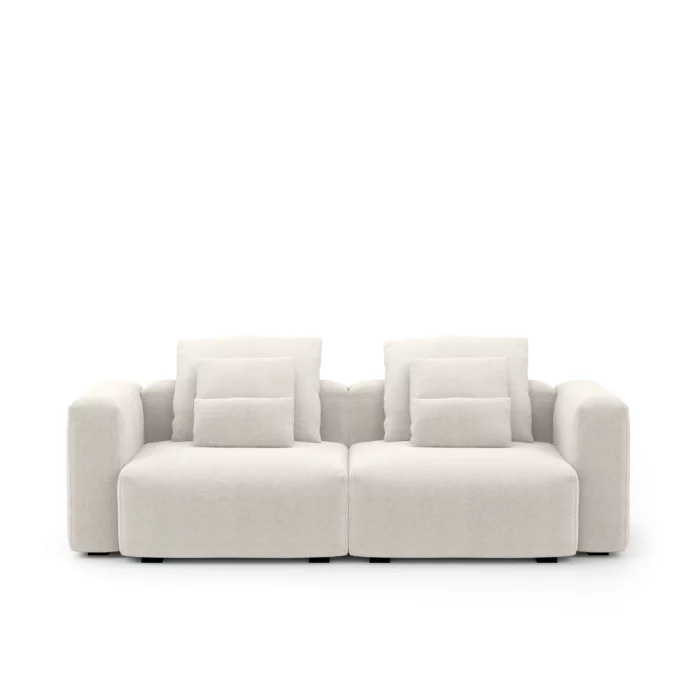 Sofá Glow 2 módulos retráteis 2,40m - Imagem 1