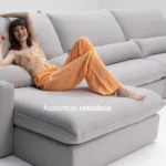 Sofá Tuim Clean assento retrátil 2,50m - Imagem 3