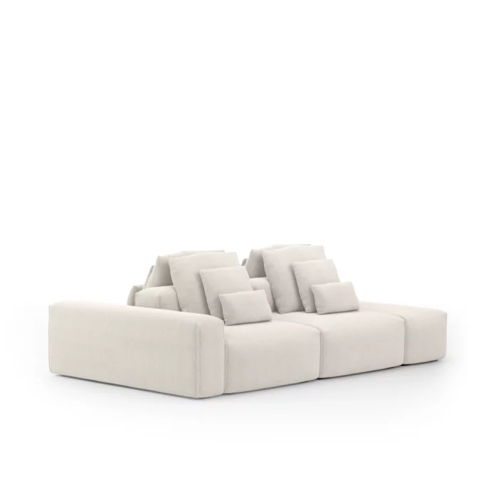 Sofá Glow 3,05m modular com puff - Imagem 2