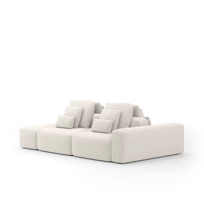 Sofá Glow 3,05m modular com puff - Imagem 4