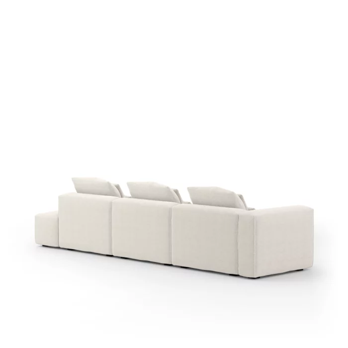 Sofá Glow 3 módulos retráteis 3,50m - Imagem 4