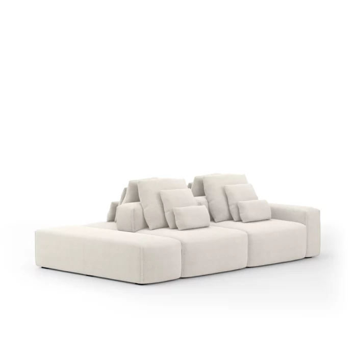 Sofá Glow 3,05m modular com puff - Imagem 6