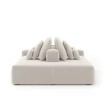 Sofá Glow 3,05m modular com puff - Imagem 7