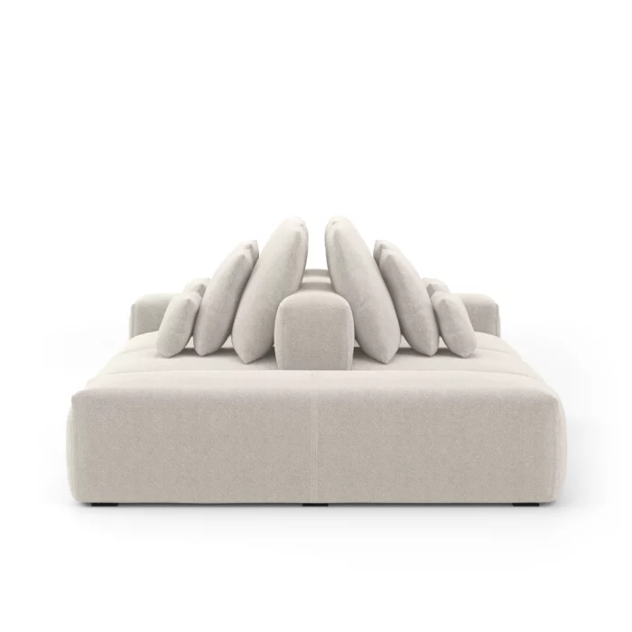 Sofá Glow 3,05m modular com puff - Imagem 7