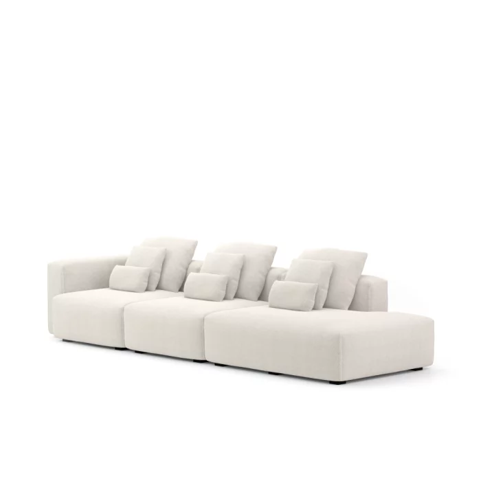 Sofá Glow 3 módulos retráteis 3,50m - Imagem 8