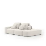Sofá Glow 3,05m modular com puff - Imagem 8