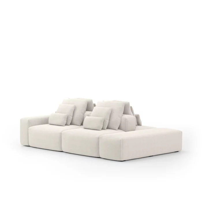 Sofá Glow 3,05m modular com puff - Imagem 8