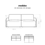 Sofá Cama Agata 2,10m - Imagem 5
