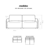 Sofá Cama Agata 1,90m - Imagem 5