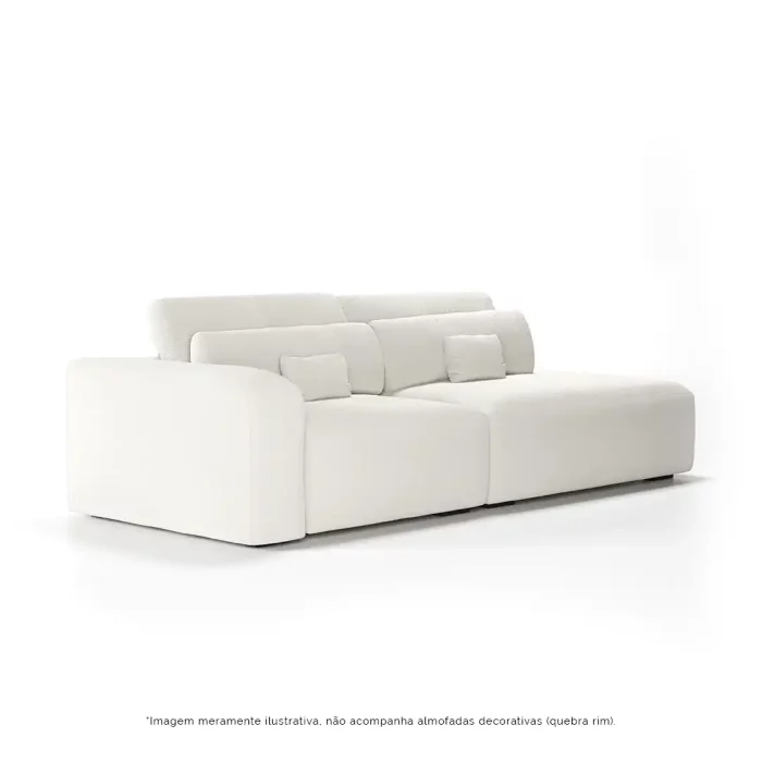 Sofá Ia Bold retrátil e reclinável 2,58m - Imagem 3
