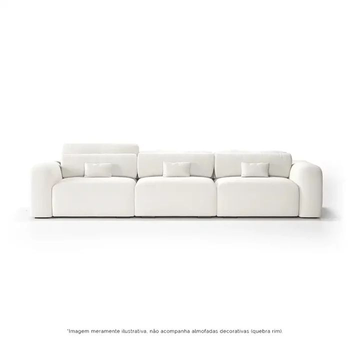 Sofá Ia Bold retrátil e reclinável 3,26m - Imagem 2